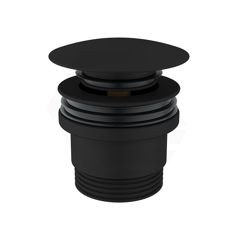 Linkware 32/40mm Matt Black Universal Pop Up Waste with Overflow & No Overflow