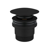 Linkware 32/40mm Matt Black Universal Pop Up Waste with Overflow & No Overflow