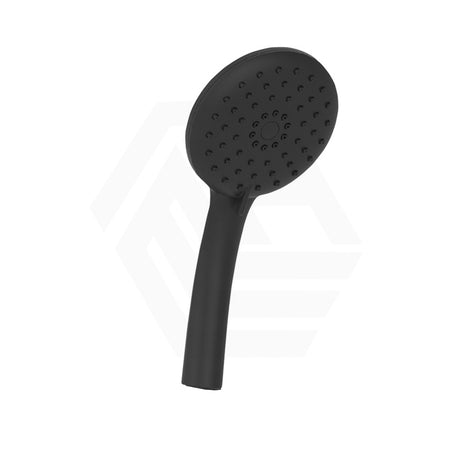 Linkware Loui 3 Functions ABS Round Handheld Shower Head - Chrome / Matt Black