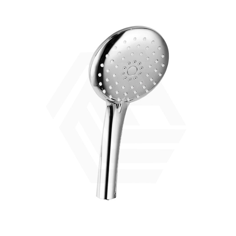 Linkware Loui 3 Functions ABS Round Handheld Shower Head - Chrome / Matt Black