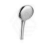 Linkware Loui 3 Functions ABS Round Handheld Shower Head - Chrome / Matt Black