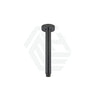 200/400mm Norico Round Ceiling Shower Arm Gunmetal Grey