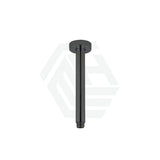 200/400mm Norico Round Ceiling Shower Arm Gunmetal Grey