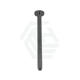 200/400mm Norico Round Ceiling Shower Arm Gunmetal Grey 400mm