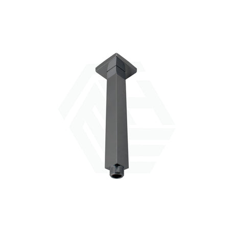 200/400mm Norico Square Ceiling Shower Arm Gunmetal Grey