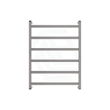 M#1(Gunmetal Grey) 600 X 800Mm Fienza Koko Heated Towel Rail 6 Square Bars Rails