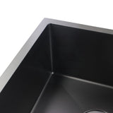 710X450X205mm 1.2mm Dark Grey Stainless Steel Handmade Double Bowls Top/undermount Kitchen Sink