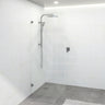 900/1000/1100X2100Mm Frameless Edge Curved Shower Screen Single Door Fixed Panel 10Mm Glass Gunmetal
