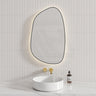 M#1(Gunmetal Grey) Aulic Tarcoola 553X903Mm Gun Metal Framed Touchless Backlit Led Mirror Special