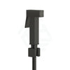 M#1(Gunmetal Grey) Gunmetal Grey Brass Square Toilet Bidet Spray Kit With 1.2M Pvc Hose & Sprayers