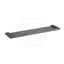 M#1(Gunmetal Grey) Cora Round Rectangle Metal Shelf Gun Back To Wall Bathroom Shelves
