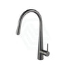 M#1(Gunmetal Grey) Euro Round Gunmetal Grey 360 Swivel Pull Out Kitchen Sink Mixer Tap Solid Brass