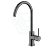 M#3(Gunmetal Grey) Ikon Hali 360 Swivel Gunmetal Solid Brass Kitchen Sink Mixer Tap Pin Lever Mixers