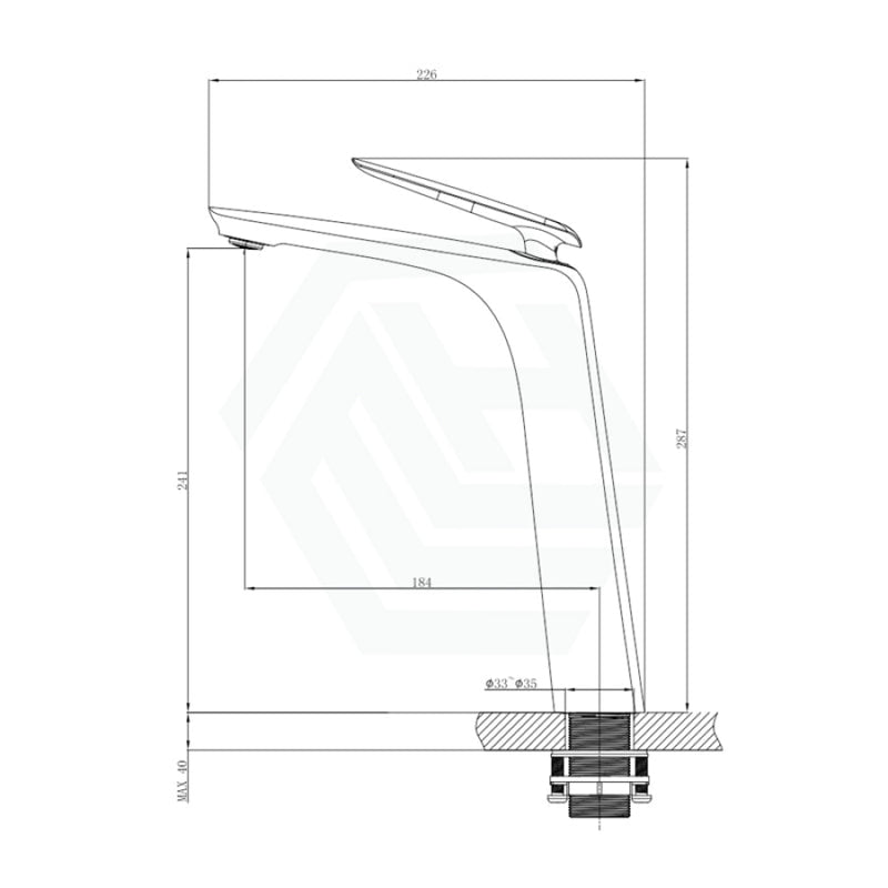 Norico Bellino Gunmetal Grey Solid Brass Tall Mixer For Basins Bathroom Products