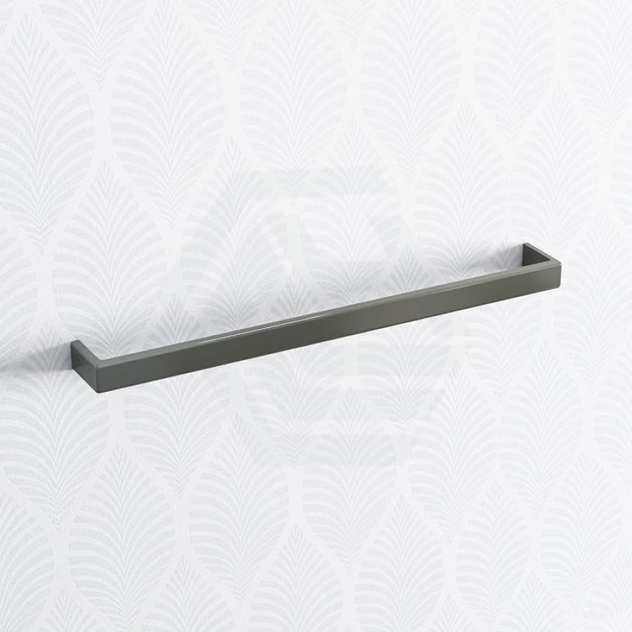 Norico Cavallo 600/800mm Square Gunmetal Grey Single Towel Rail Stainless Steel 304 Bathroom