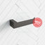 M#1(Gunmetal Grey) Norico Cavallo Square Brushed Gunmetal Grey Toilet Paper Holder Wall Mounted