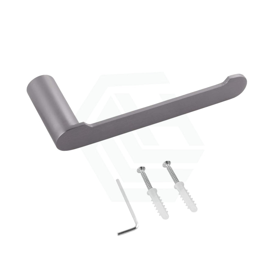 Norico Esperia 170Mm Gunmetal Grey Toilet Paper Holder Wall Mounted Stainless Steel 304