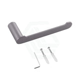 Norico Esperia 170Mm Gunmetal Grey Toilet Paper Holder Wall Mounted Stainless Steel 304