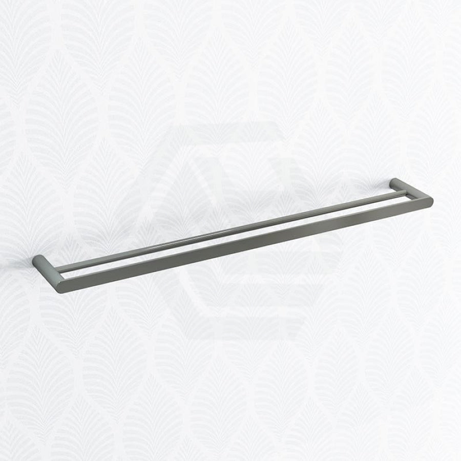 Norico Esperia 600/800mm Gunmetal Grey Double Towel Rail Stainless Steel 304 Wall Mounted Bathroom