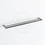 Norico Esperia 600/800mm Gunmetal Grey Double Towel Rail Stainless Steel 304 Wall Mounted Bathroom