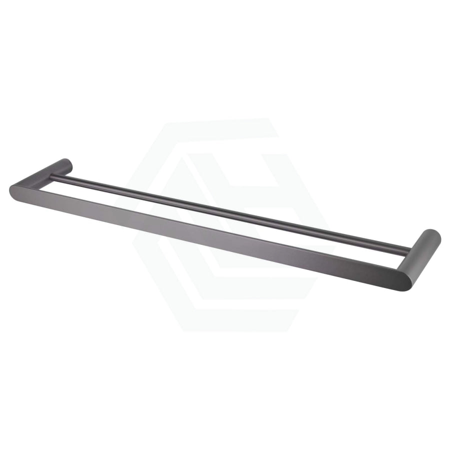 Norico Esperia 600/800mm Gunmetal Grey Double Towel Rail Stainless Steel 304 Wall Mounted Bathroom