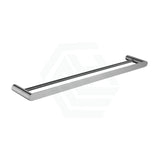 M#1(Gunmetal Grey) Norico Esperia 600/800mm Brushed Gunmetal Grey Double Towel Rail Stainless Steel