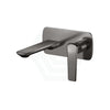 M#1(Gunmetal Grey) Norico Esperia Brushed Gunmetal Grey Solid Brass Wall Mixer With Spout For