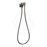 Norico Esperia Square Gunmetal Grey Shower Holder Wall Connector & Hose Only