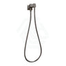 Norico Esperia Square Gunmetal Grey Shower Holder Wall Connector & Hose Only