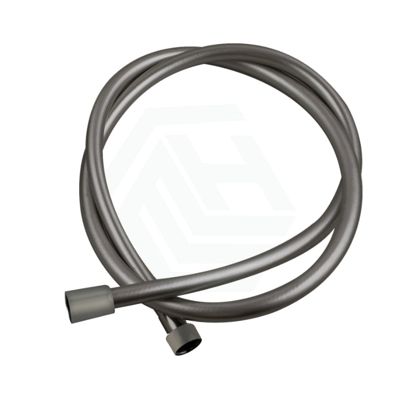 Norico Esperia Square Gunmetal Grey Shower Holder Wall Connector & Hose Only