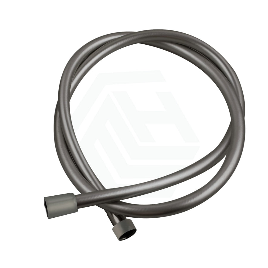 Norico Esperia Square Gunmetal Grey Shower Holder Wall Connector & Hose Only
