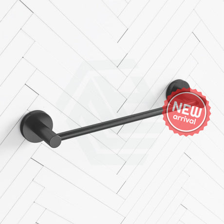 M#1(Gunmetal Grey) Norico Round Brushed Gunmetal Grey Hand Towel Holder 347mm Wall Mounted Holders