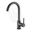 M#1(Gunmetal Grey) Norico Round Brushed Gunmetal Grey Kitchen Sink Mixer Tap 360° Swivel Standard