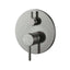 M#1(Gunmetal Grey) Norico Round Brushed Gunmetal Grey Shower/Bath Mixer With Diverter Wall Mounted