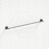 Norico Round Gunmetal Grey Single Towel Rack Rail 780mm Stainless Steel 304 Bathroom Products