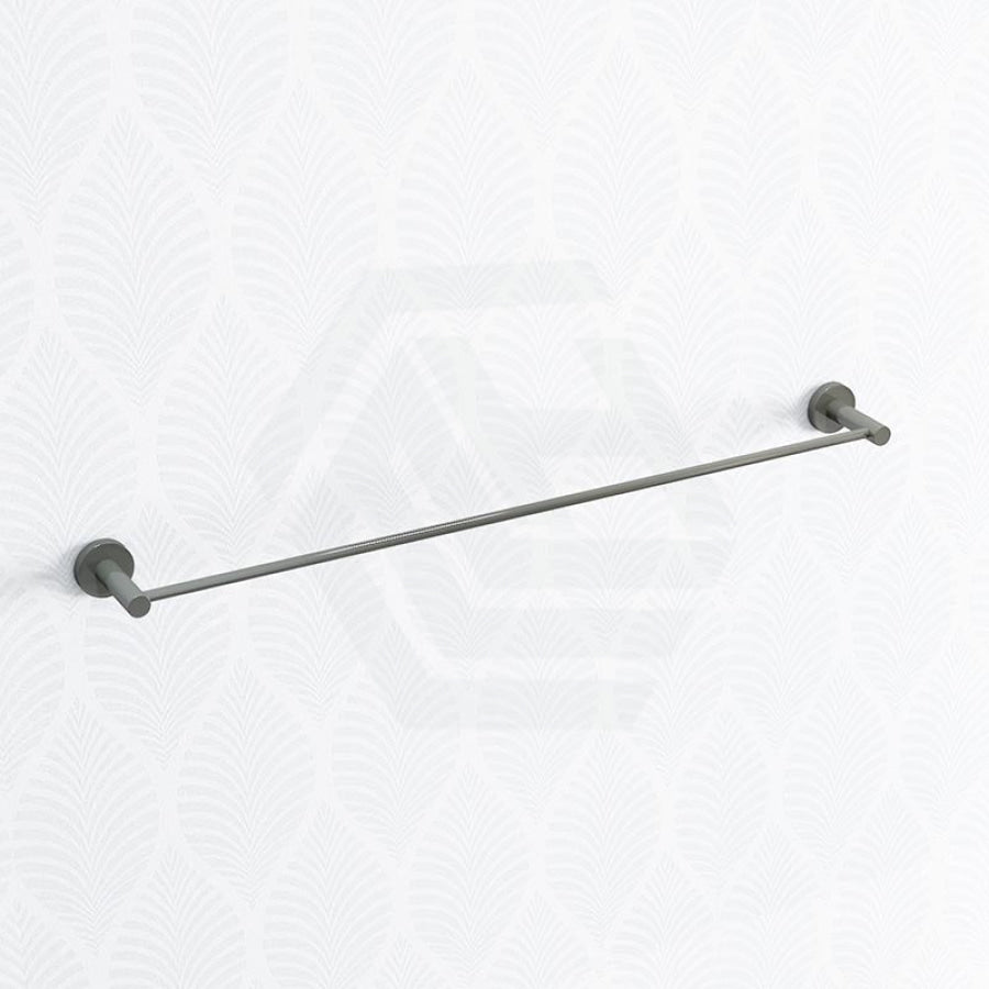 Norico Round Gunmetal Grey Single Towel Rack Rail 780mm Stainless Steel 304 Bathroom Products