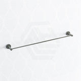 Norico Round Gunmetal Grey Single Towel Rack Rail 780mm Stainless Steel 304 Bathroom Products