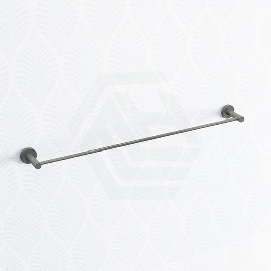 Norico Round Gunmetal Grey Single Towel Rack Rail 780Mm Stainless Steel 304 Bathroom Products