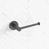 M#1(Gunmetal Grey) Norico Round Brushed Gunmetal Grey Toilet Paper Roll Holder Stainless Steel Wall