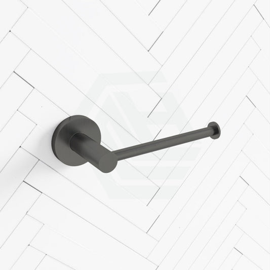 M#1(Gunmetal Grey) Norico Round Brushed Gunmetal Grey Toilet Paper Roll Holder Stainless Steel Wall