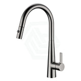 M#3(Gunmetal Grey) Otus Lux Gunmetal Dr Brass Round Mixer Tap With 360° Swivel And Pull Out 