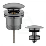 M#3(Gunmetal Grey) P&P Gun Metal Universal Brass Basin Pop Up Waste 40Mm With Or Without Overflow