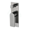 M#1(Gunmetal Grey) Ruki Solid Brass Gunmetal Bath/Shower Wall Mixer With Diverter Grey Mixers 