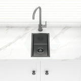 M#2(Gunmetal Grey) 250X450X215Mm Brushed Gunmetal Pvd Kitchen Sink Stainless Steel 304 Single Bowl