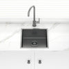 Stainless Steel Kitchen Sink Pvd Handmade Undermount 440mm Brushed Gunmetal