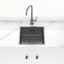 Stainless Steel Kitchen Sink Pvd Handmade Undermount 440mm Brushed Gunmetal