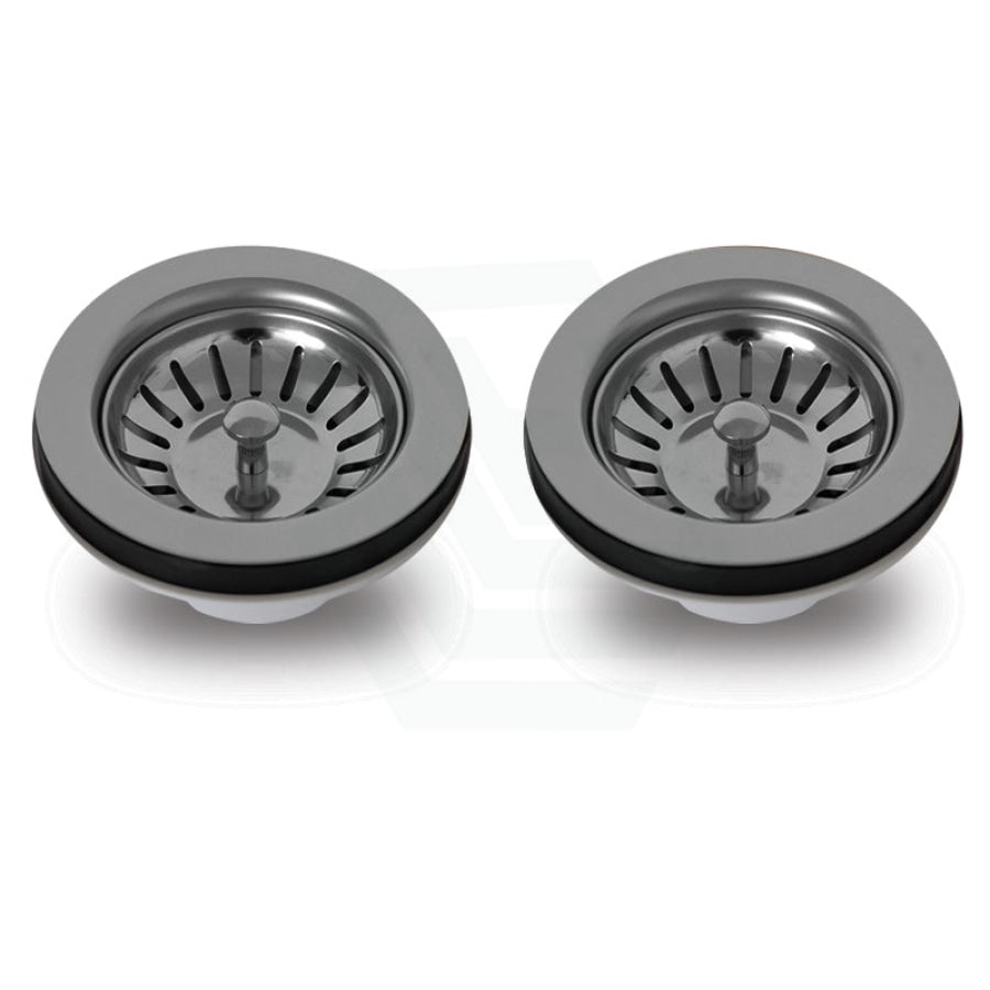 770X450X215mm Brushed Gunmetal Pvd 1.2mm Handmade Top/undermount Double Bowls Kitchen Sink