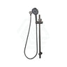 M#2(Gunmetal Grey) Linkware Gabe Hand Shower On Rail Gunmetal Grey With Handheld