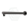 M#3(Gunmetal Grey) Meir 400Mm Round Wall Mounted Shower Arm Gunmetal Grey Arms