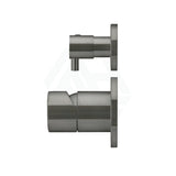 Meir Round Pinless Diverter Mixer Pvd Shadow Wall Mixers With